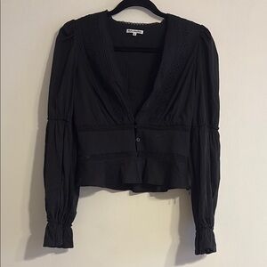 Elegant Black Women's Top